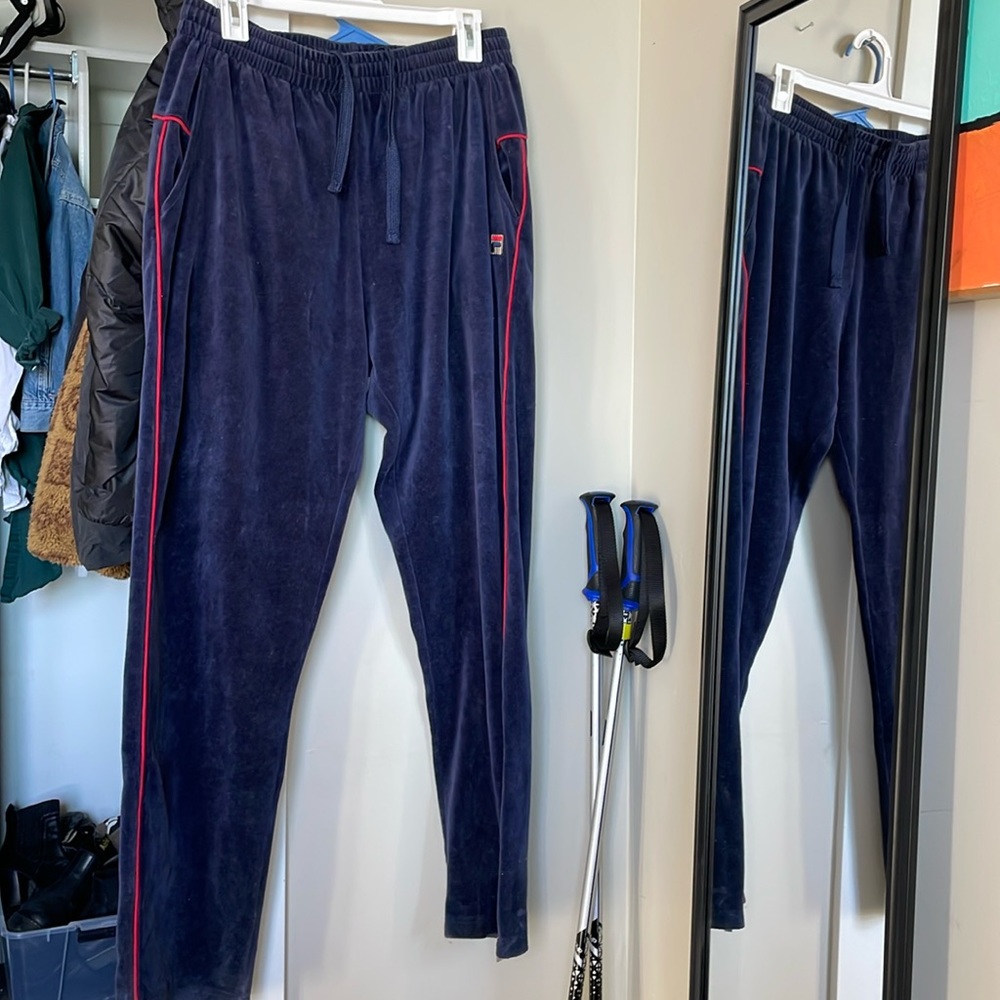 Fila Vintage Velvet Sweats